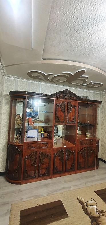 Гарнитуры для зала: Гарнитур для зала, Б/у, Шкаф, МДФ, Самовывоз, цвет - Коричневый — 4