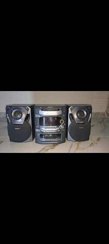 panasonic kx: Panasonic mini hi-fi musiqi mərkəzi (2 akustik kolonka + əsas blok) — 2