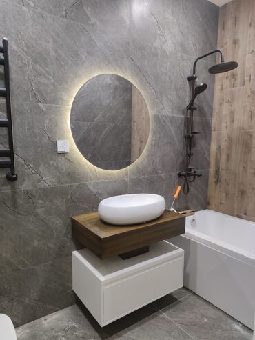 Mücrülər: Güzgü Divar üçün, Dairə, Hamam üçün, Arxa işıqlı
