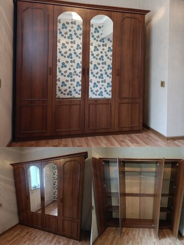 шкаф в гостинную: İşlənmiş, Açılan, Dolab-asılqan