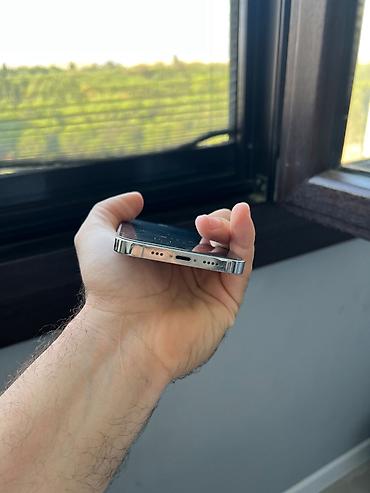 ayfon 11 2 ci el: IPhone 12 Pro, 128 GB, White Titanium, Zəmanət, Face ID, Sənədlərlə — 5
