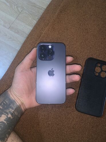 iphone 14 pro kreditle: IPhone 14 Pro, 256 GB, Deep Purple, Face ID