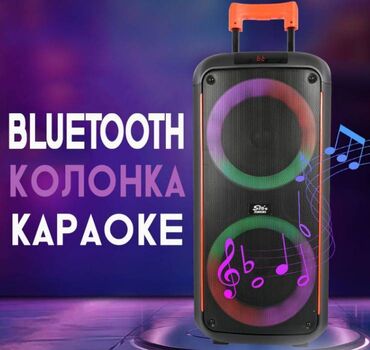 караоке микрофон с колонкой: Портативная Bluetooth Караоке колонка ZQS8263 с микрофоном и пультом