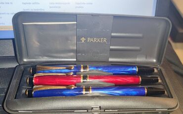 boje komplet: Prodajem Parker Vintage set 3 olovke NOVO, rade, doživotna garancija