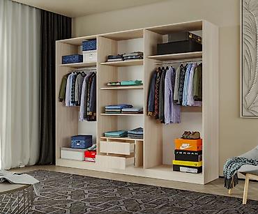 Шифоньеры, шкафы для одежды: Шифоньер, шкаф для одежды, Новый, Прямой, ЛДСП — 10