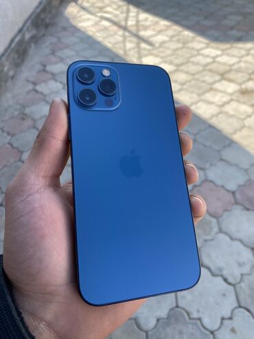 iphone 11pro телефон: IPhone 12 Pro, Колдонулган, 128 ГБ, Space Gray, Коргоочу айнек, Каптама, 69 %