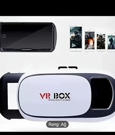 usb type c: Smartfonlar üçün nəzərdə tutulmuş VR Box virtual reallıq eynəyi