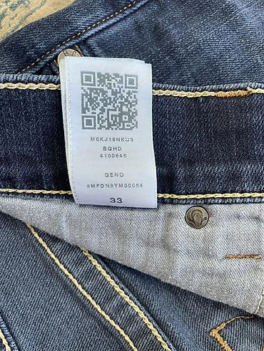 flared jeans: Мужские джинсы True Religion, темно-синяя классическая посадка. - — 6