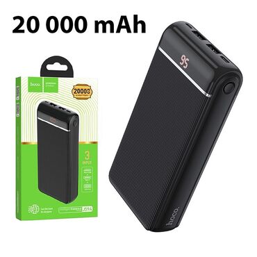 универсальные мобильные батареи для планшетов hoco: Портативный аккумулятор Power Bank Hoco J59A Famous 20000 mAh Чёрный