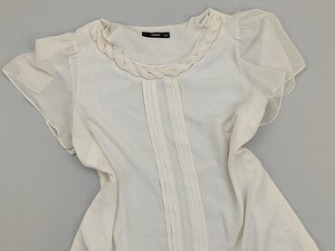 monnari białe bluzki: Blouse, 2XL (EU 44), condition - Good