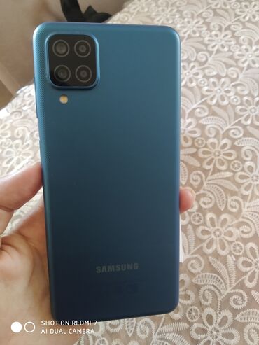 optimal samsung telefonlar: Samsung Galaxy A12 | 64 GB | rəng - Göy | Zəmanət, Sensor, Barmaq izi