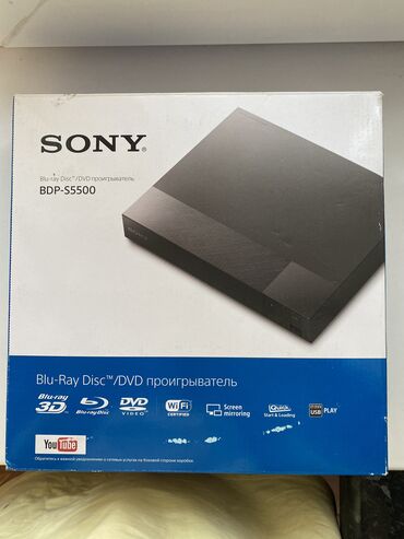 dvd проигрыватели: DVD проигрыватель 3D Blu-Ray-плеер Sony BDP-S5500/BM Цена на сайте