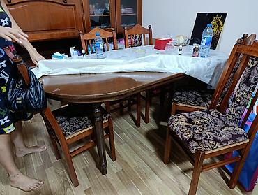 oturacaq stullar: Qonaq otağı üçün, İşlənmiş, 6 stul — 1