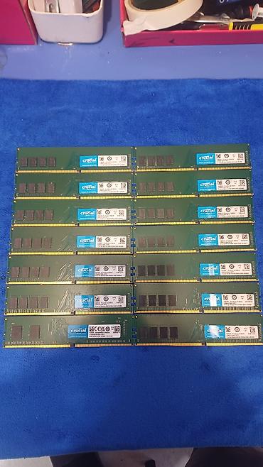 crucial: Operativ yaddaş (RAM) Crucial, 8 GB, 3200 Mhz, DDR4, PC üçün, Yeni — 3