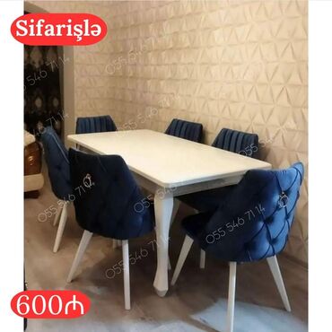 Dolablar: Qonaq otağı üçün, Yeni, 6 stul