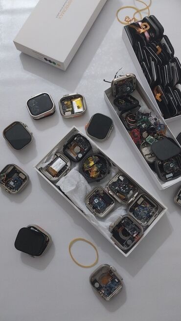 İşlənmiş, Smart saat, Apple, Sensor ekran, rəng - Bej