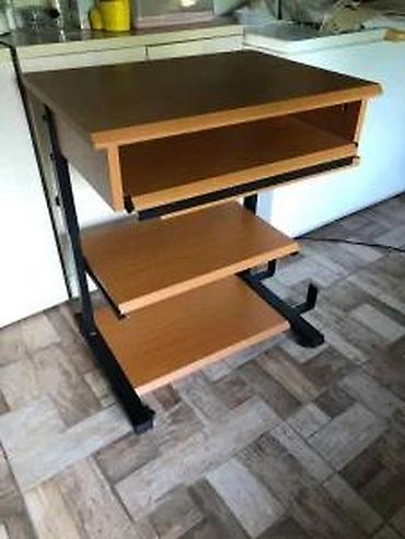 ikea ormari za sobu: Kompaktan računar/štampač sto sa više nivoa i metalnim ramom - — 9