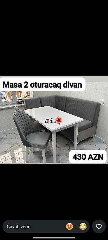stol stul sumqayit: Yeni, Künc divan, Mətbəx üçün, Açılmayan — 1
