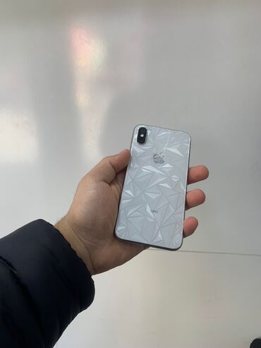 ayfon es 6: IPhone X, 64 GB, Ağ, Simsiz şarj, Face ID