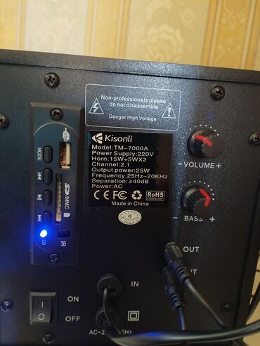 Dinamiklər və kolonkalar: Yeni Jam Kolonka, Növ - Akustik, rəng - Qara — 9