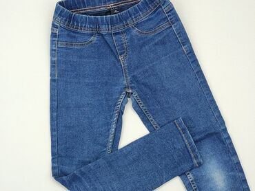 kappahl jeansy: Spodnie jeansowe, 9 lat, 128/134, stan - Dobry