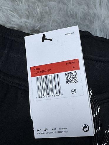 флиска найк мужская: Мужские брюки, L, Nike, Новый, цвет - Черный, Самовывоз, Платная доставка — 4