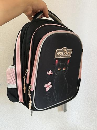 kipling monkey: Рюкзак школьный GOLove - Цвет: черный с розовыми акцентами и — 2