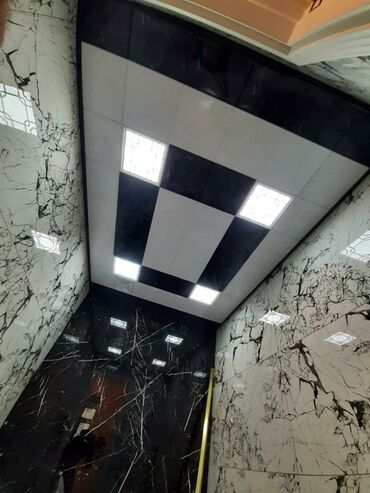 divar boyasi: Asma tavan, Suyadavamlı