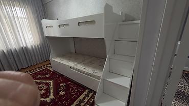 Балдар дүйнөсү: Балдар үчүн эки ярустуу, Колдонулган, ЛДСП, түсү - Ак — 2