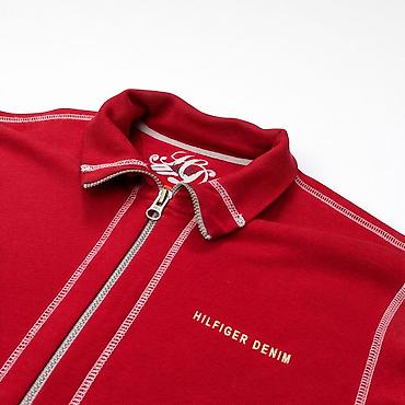 lyle scot: Мужская толстовка, S, M, Tommy Hilfiger, Б/у, цвет - Красный, Самовывоз, Платная доставка — 2