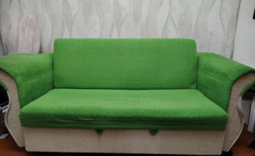 деревянные кресла качалки: Диван, Б/у, Раскладной, Ткань