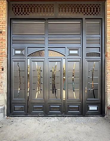 Распашные ворота: Кованые и стальные уличные ворота и калитки под заказ. - Широкий — 2