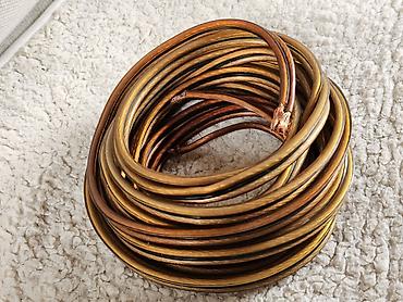 Zvučnici i stereo sistemi: OFC Bakarni kabal za zvučnike 2x4mm Audio kabl za zvučnike – pletena — 4