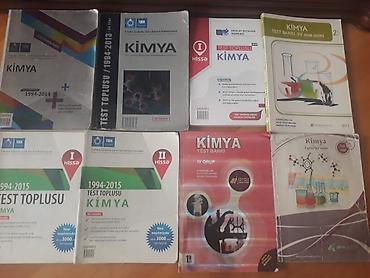 dərs kitabları: " Kimya" ders vesaitleri. Есть еще разные учебники,тесты по всем — 4