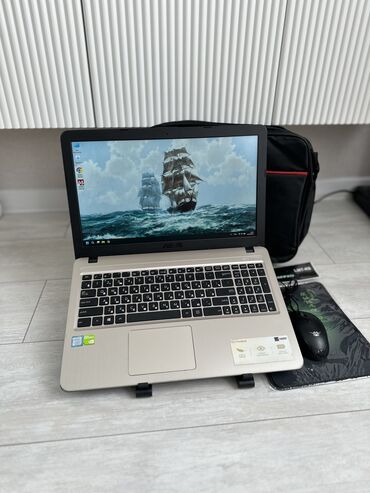 для компьютеров: Ноутбук, Asus, 8 ГБ ОЗУ, Intel Core i7, 15.6 ", Б/у, Для несложных задач, память SSD