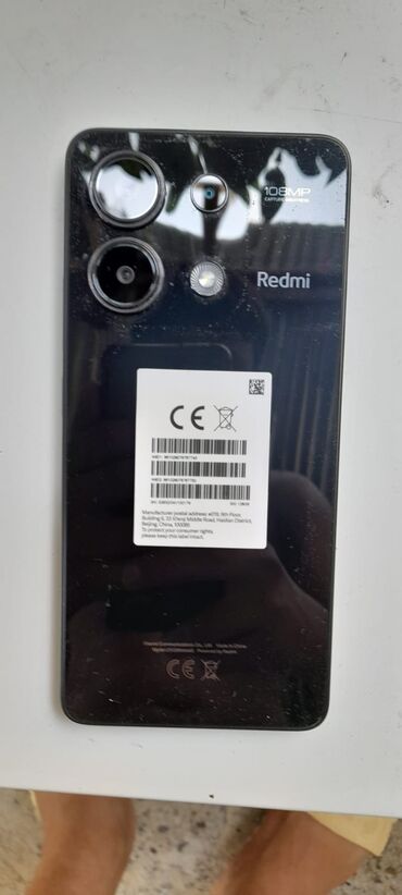 Redmi: Redmi 13, 128 GB, rəng - Qara, Face ID, Barmaq izi, İki sim kartlı