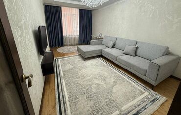 сдаю квартиру бишкек 2023 долгосрочно: 3 комнаты, Агентство недвижимости, Без подселения, С мебелью полностью