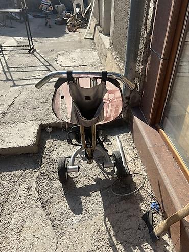 детский велоколяска: Отдам даром Детский трехколесный велосипед-каталка с родительской — 2