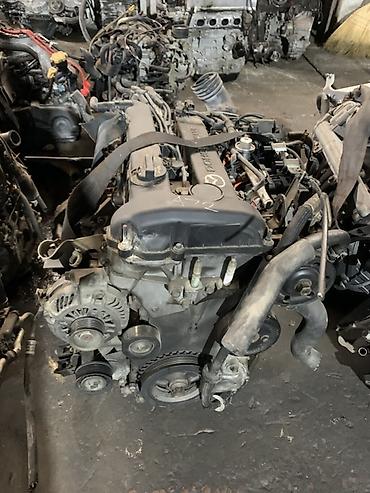 Двигатель Mazda 2.0 DOHC 16V (бензин) - Полный навесной комплект, как