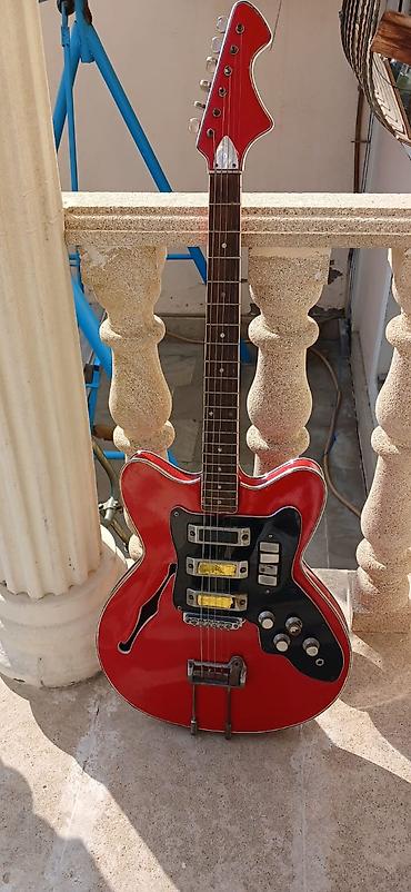 qarmon satışı: 🎸 Yelona Vintage Elektrik Gitar Satılır – Retro Model 💰 Qiymət: 700 — 1