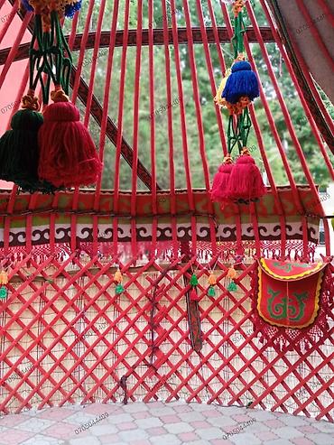 Аренда юрт: Аренда юрты, Каркас Деревянный, 75 баш, С полом, Самовар, Стол — 2