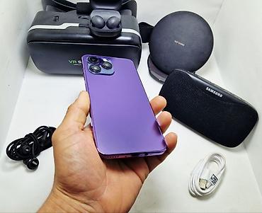 Apple iPhone: IPhone 14 Pro Max, Б/у, 1 ТБ, Deep Purple, Наушники, Зарядное устройство, Защитное стекло, 100 % — 2