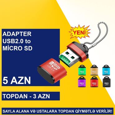 Digər kompüter aksesuarları: USB Adapterlər SAYLA ALANA VƏ USTALARA TOPDAN QİYMƏTLƏ VERİLİR! — 4