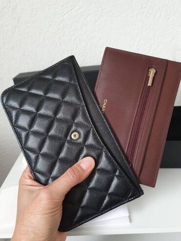 Lične stvari: Chanel wallet black New Chanel wallet for sale. The wallet has