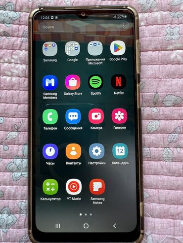 Мобильные телефоны и аксессуары: Samsung Galaxy A12 цвет - Фиолетовый | Наушники, Зарядное устройство, Чехол | С документами | 4G (LTE)