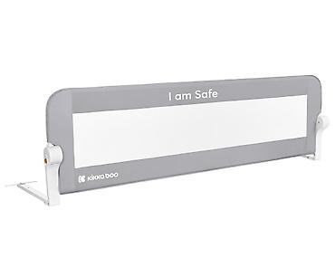 svecana obuca: KIKKA BOO zaštitna ogradica za krevet “I am Safe”, 150 cm – siva — 2