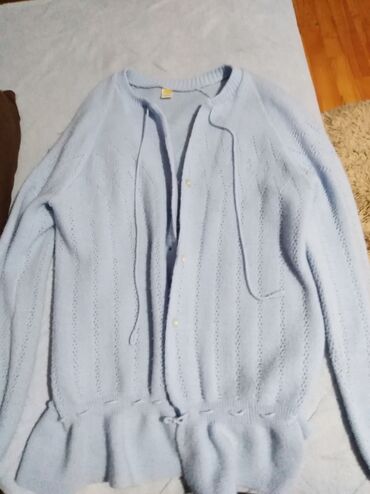 Women's Sweaters, Cardigans: XL (EU 42), Buckle, Single-colored