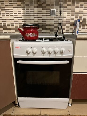Кухонные вытяжки: Плита Газовая, Отдельностоящая, 4 конфорки, Б/у