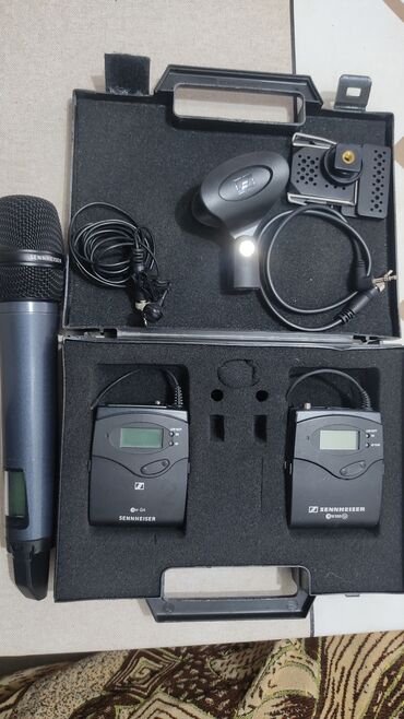 акустические системы со встроенным фонариком с микрофоном: Продаю sennheiser g4+ приемник g2 совместимый с передатчиком