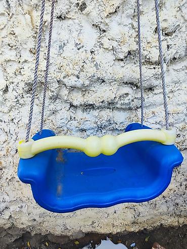 bag stolu: Uşaq yelləncəyi – asma tip - Material: möhkəm plastik oturacaq, qalın — 2